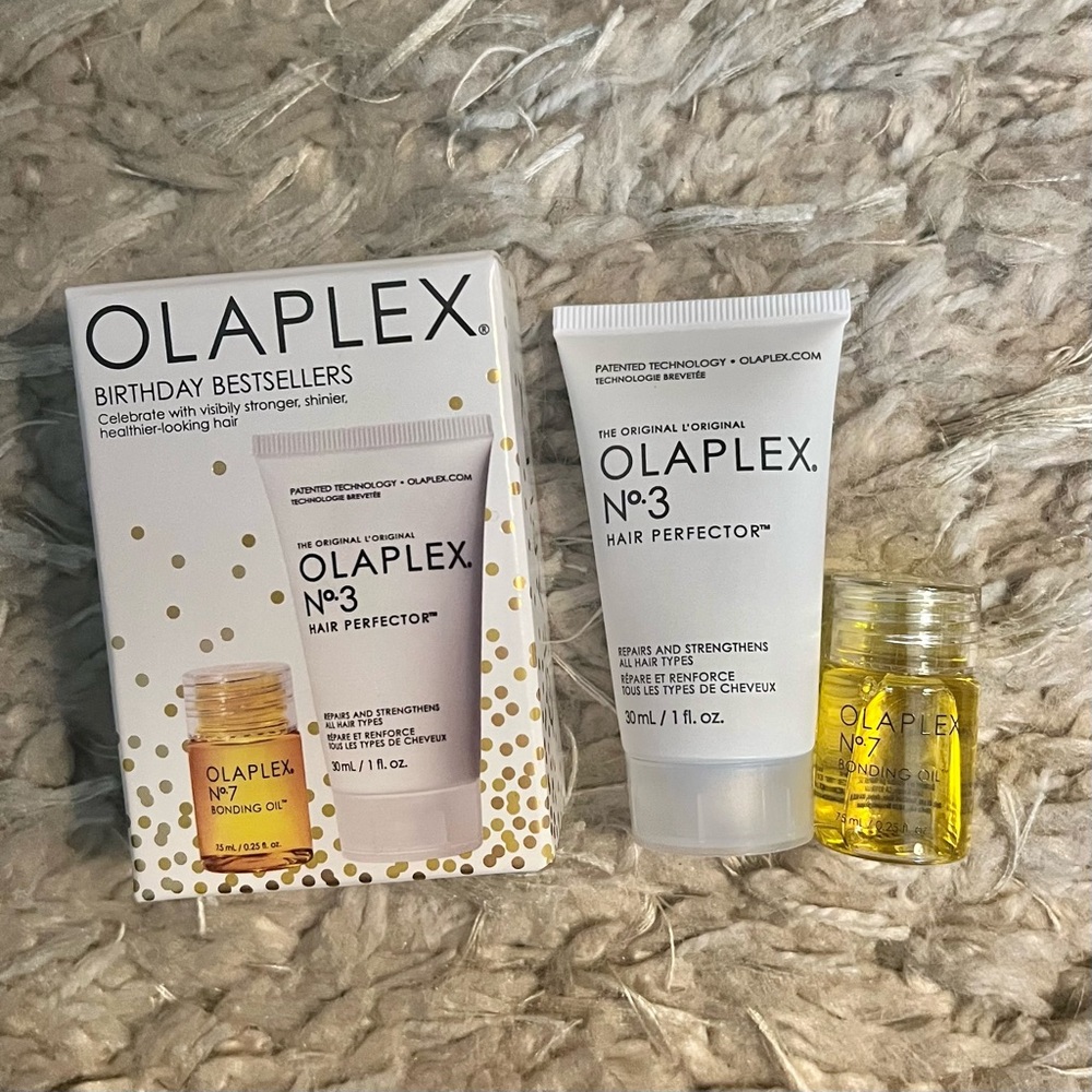 Brand New Olaplex Haircare Birthday Bonding Oil (.25floz)&Hair Perfector(1 floz)